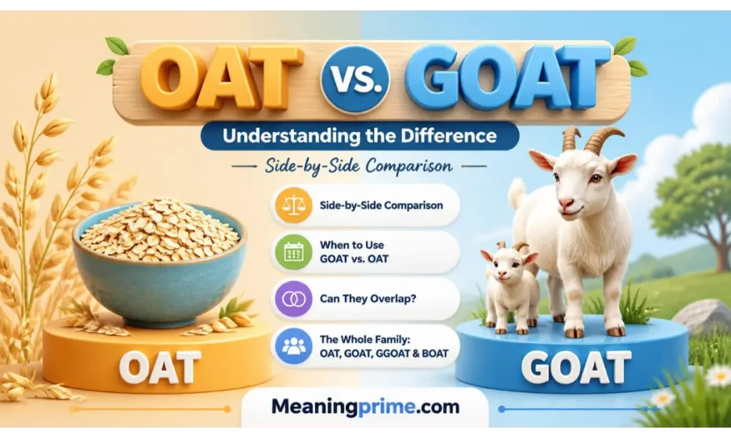 OAT vs. GOAT Understanding the Difference