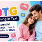 OTG Meaning in Text