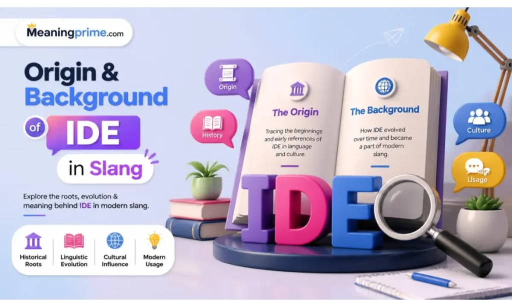 Origin & Background of IDE in Slang