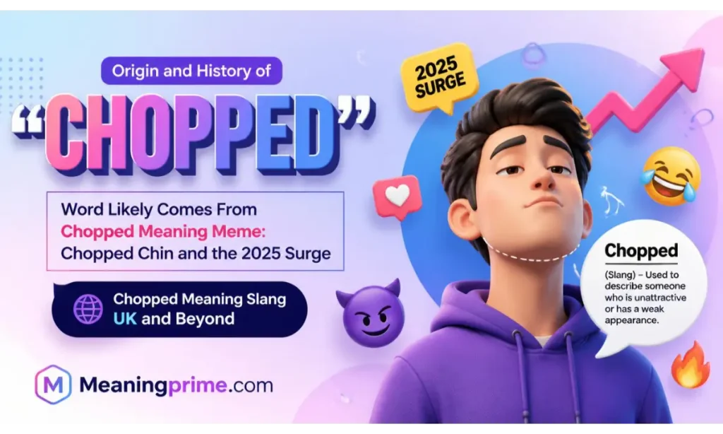 Origin and History of Chopped