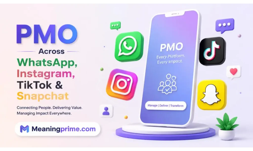 PMO Across WhatsApp, Instagram, TikTok & Snapchat