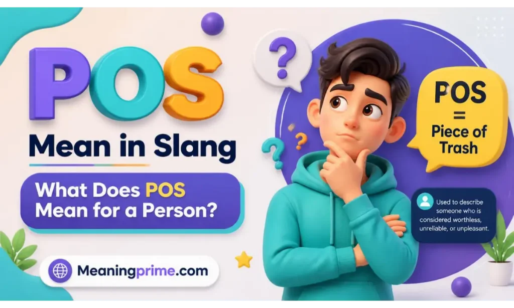 POS Mean in Slang