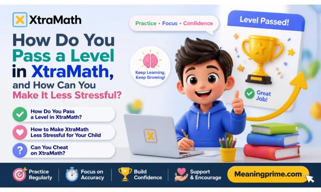 Pass a Level in XtraMath