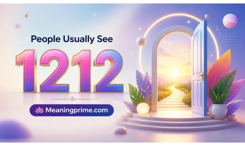  People Usually See 1212