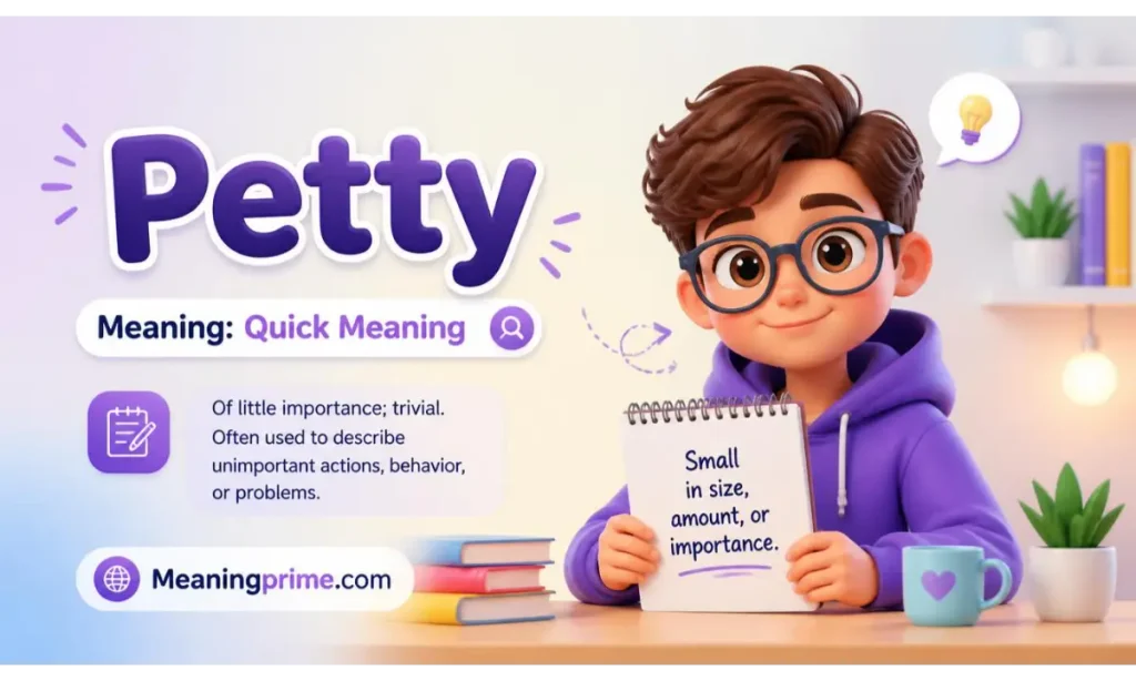 Petty Meaning Quick Meaning