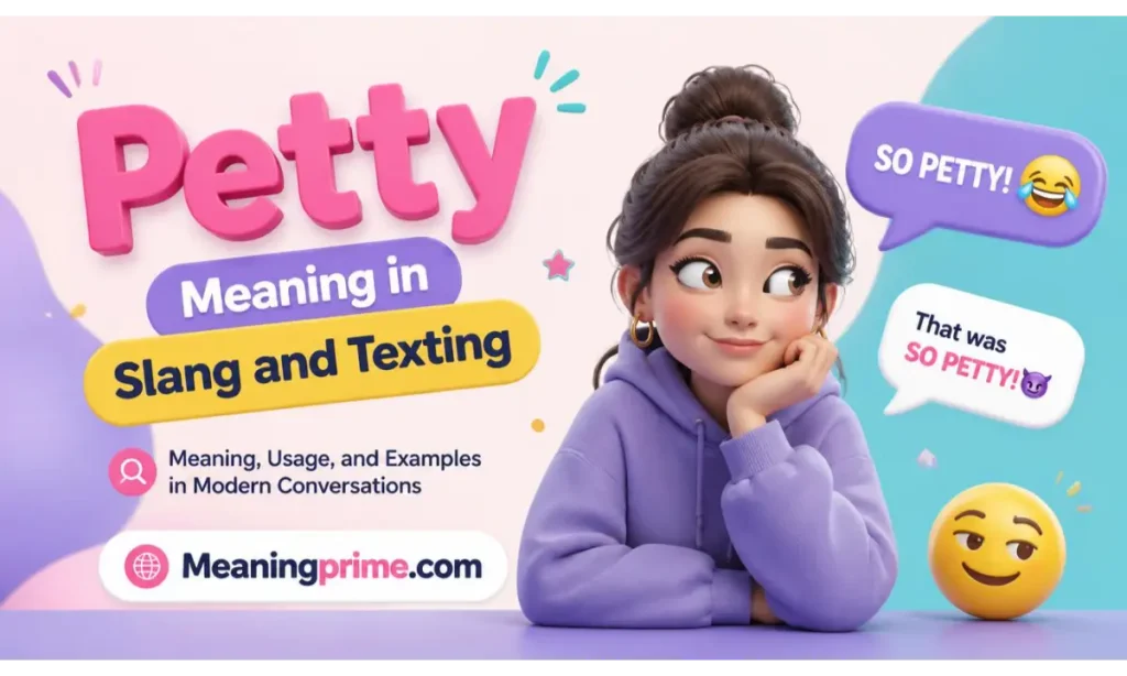 Petty Meaning in Slang and Texting