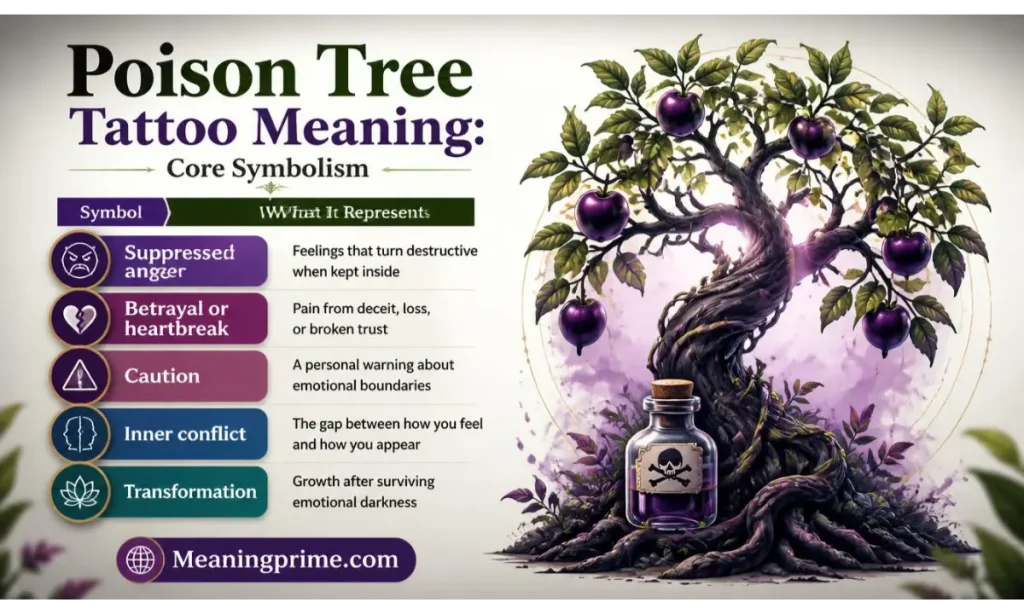 Poison Tree Tattoo Meaning Core Symbolism