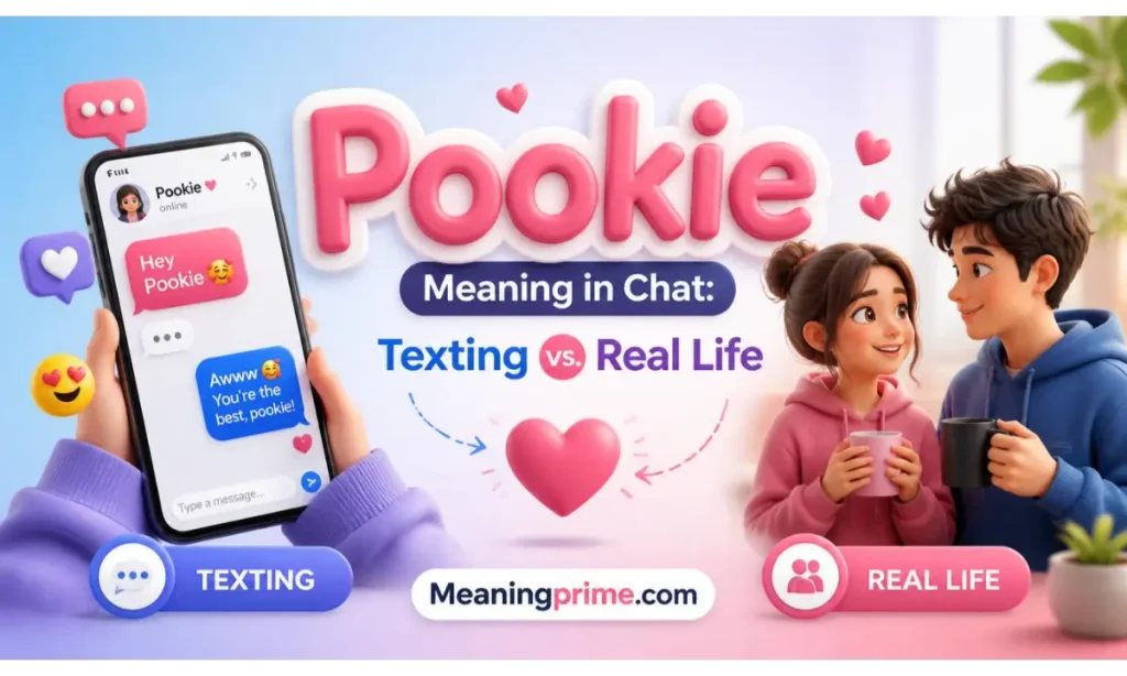 Pookie Meaning in Chat Texting vs. Real Life