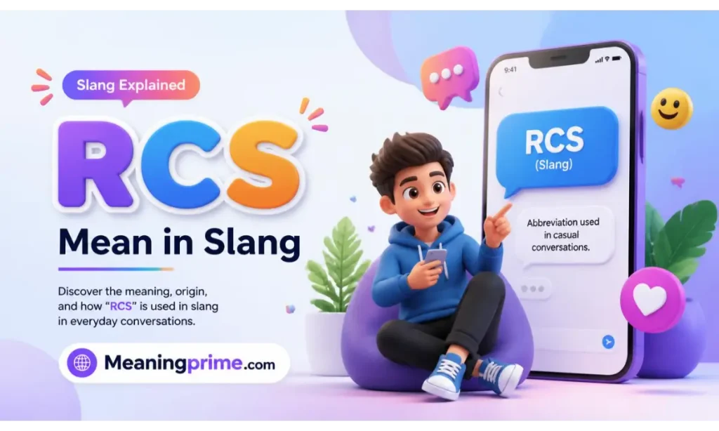 RCS Mean in Slang