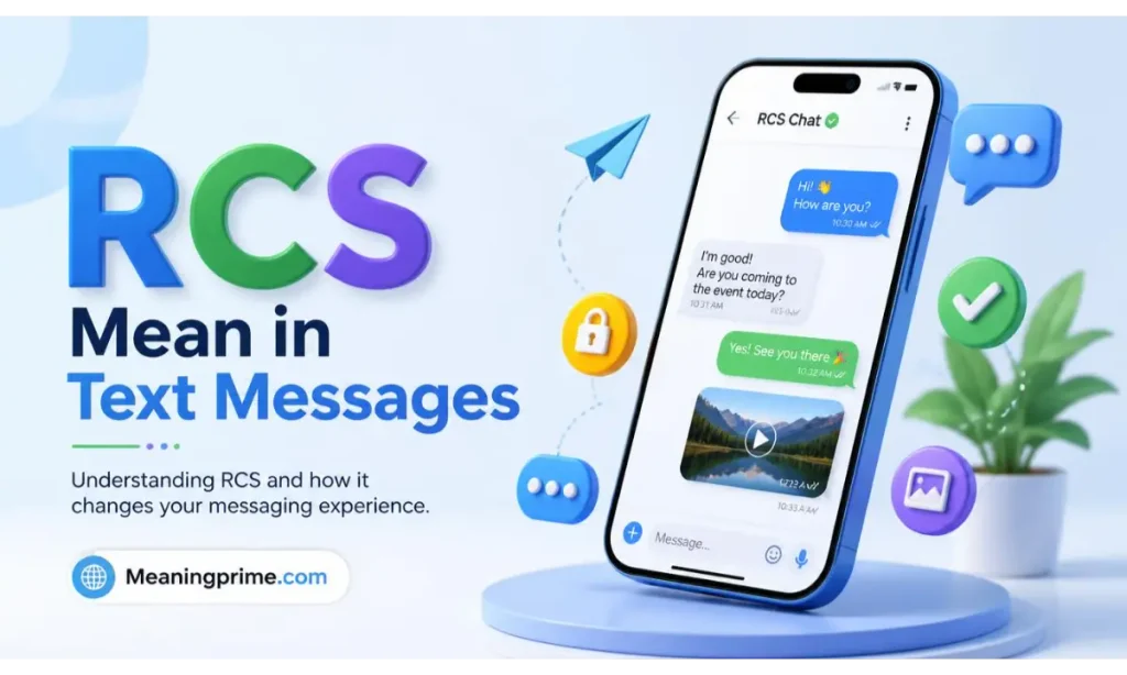 RCS Mean in Text Messages