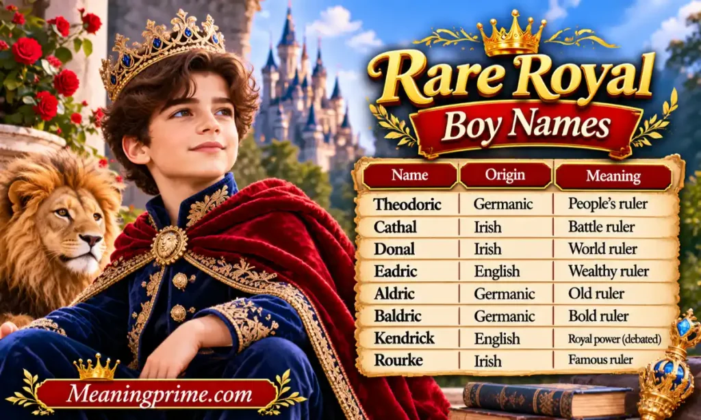 Rare Royal Boy Names