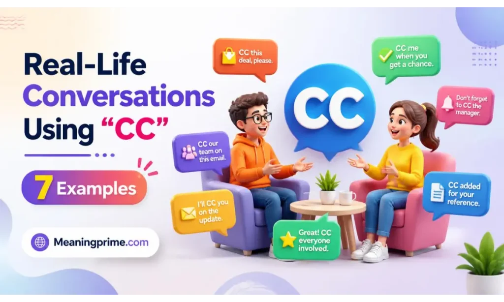 Real-Life Conversations Using CC 7 Examples