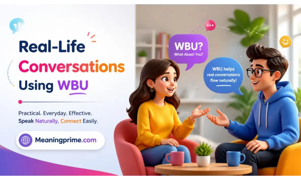 Real-Life Conversations Using WBU