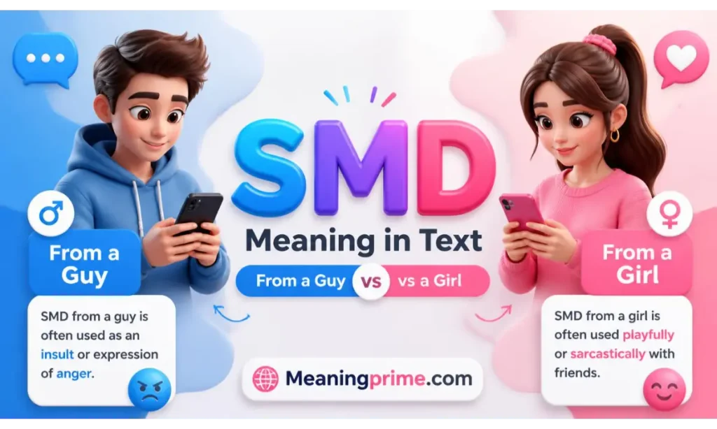 SMD Meaning in Text From a Guy vs a Girl