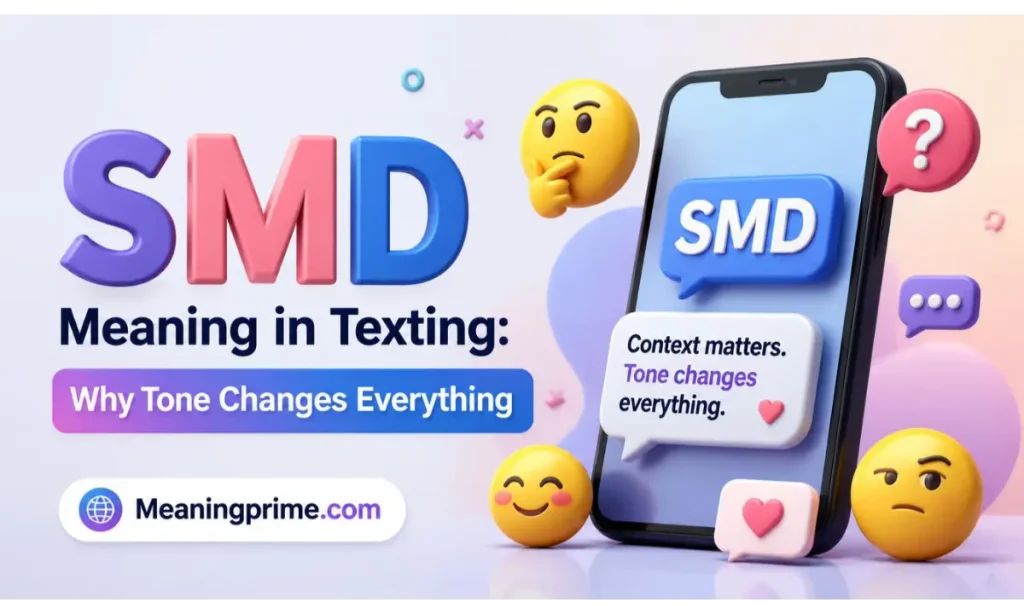 SMD Meaning in Texting Why Tone Changes Everything
