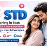 STD Meaning in Text