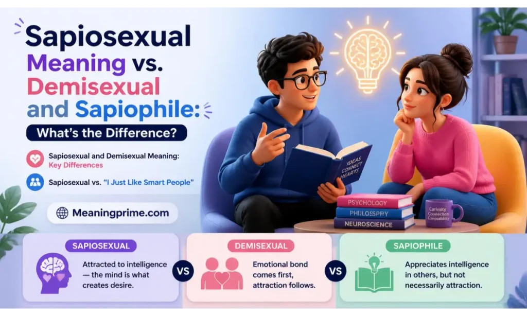 Sapiosexual Meaning vs. Demisexual and Sapiophile What's the Difference
