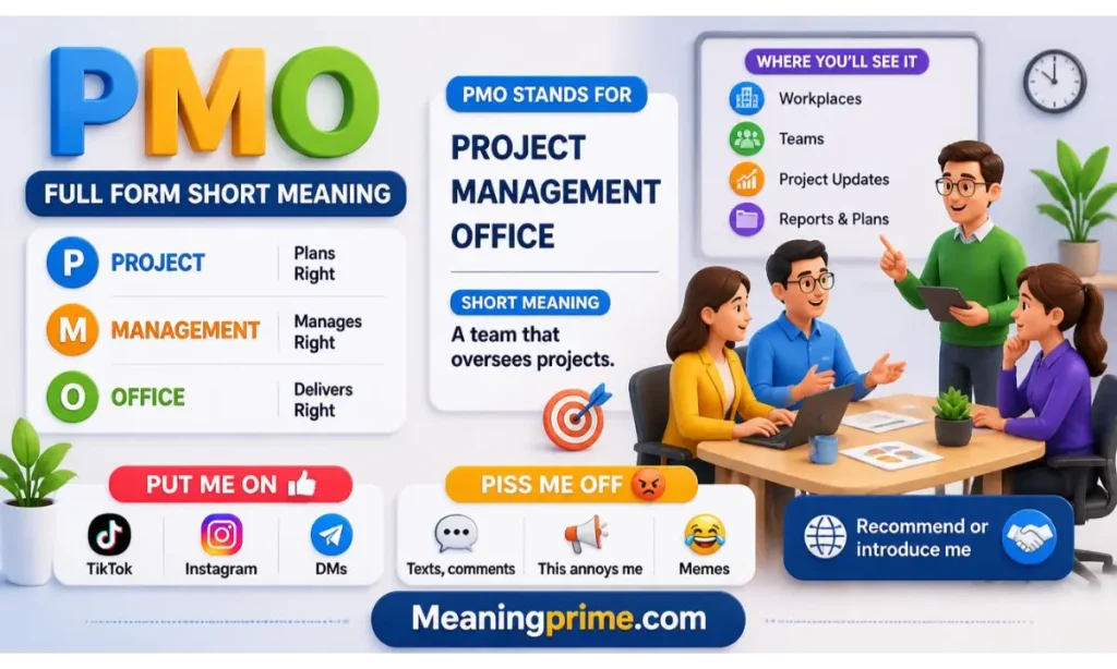 Short Meaning of PMO
