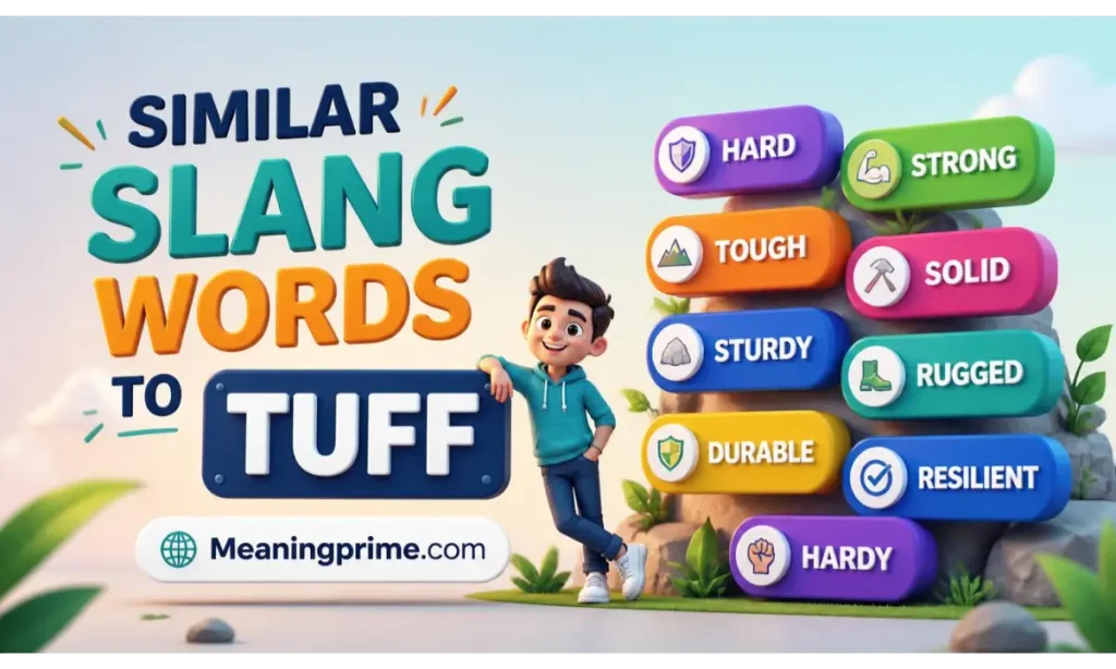Similar Slang Words to Tuff