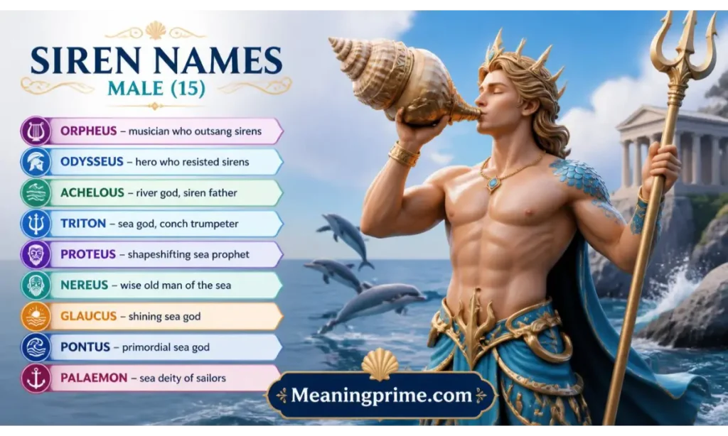 Siren Names Male