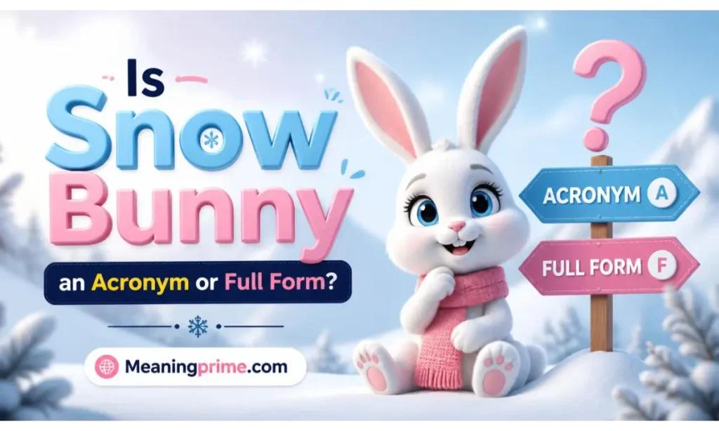Snow Bunny an Acronym or Full Form