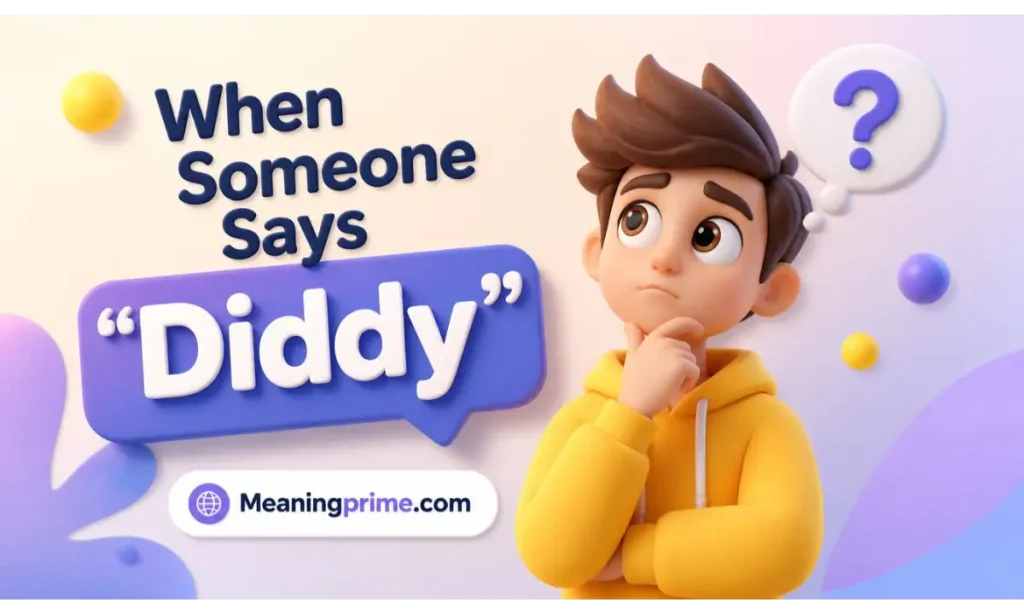 Someone Says Diddy