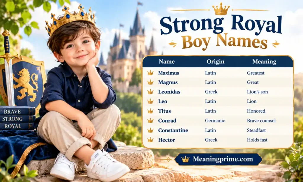 Strong Royal Boy Names