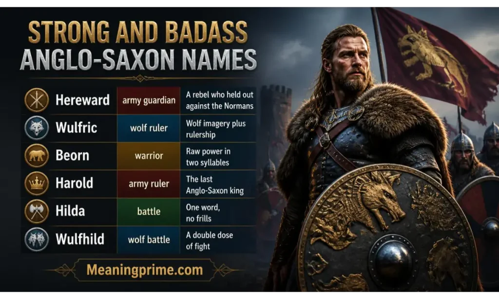 Strong and Badass Anglo-Saxon Names
