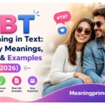 TBT Meaning in Text