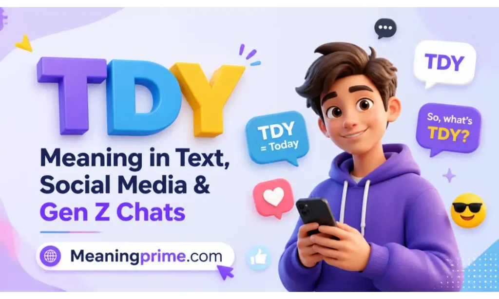 TDY Meaning in Text, Social Media & Gen Z Chats