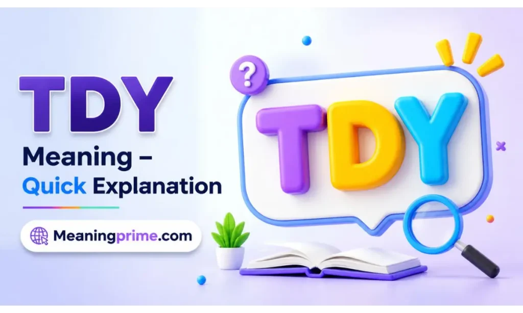 TDY Meaning – Quick Explanation