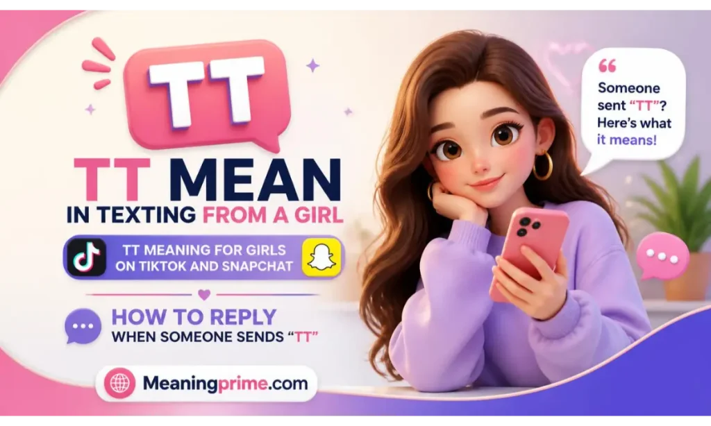 TT Mean in Texting From a Girl