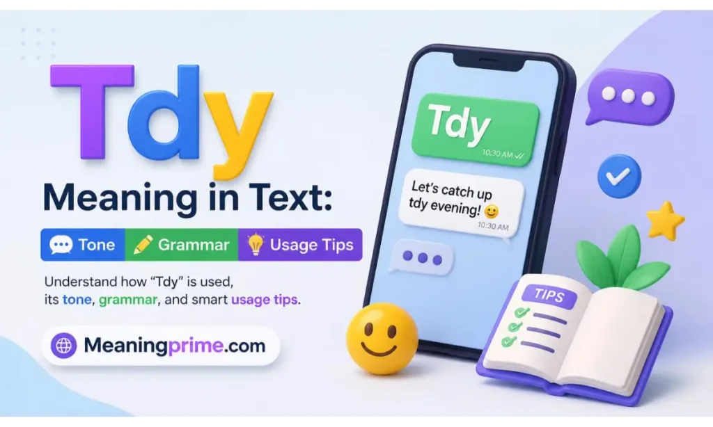 Tdy Meaning in Text Tone, Grammar, and Usage Tips