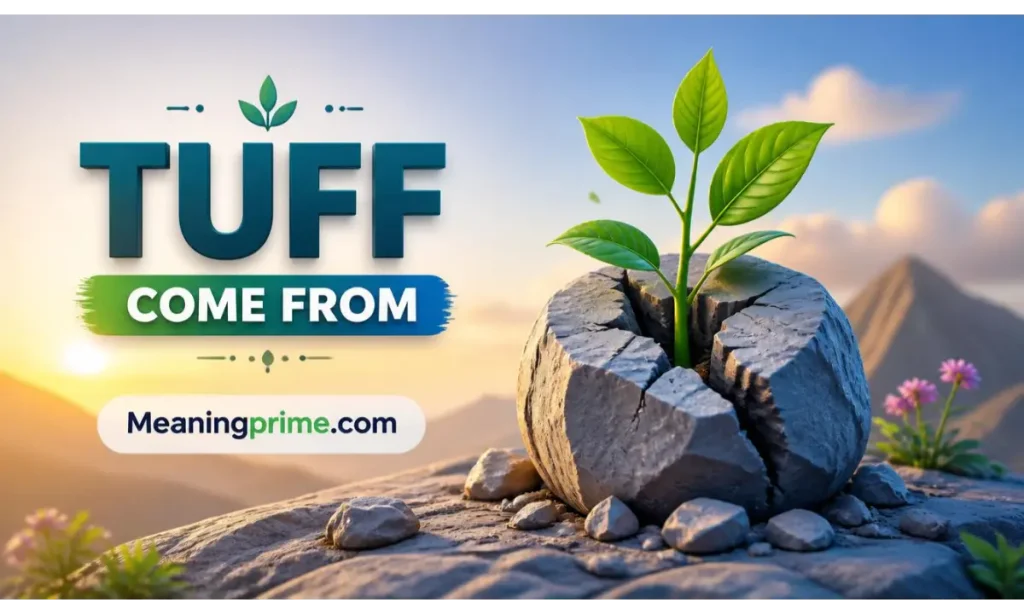 Tuff Come From