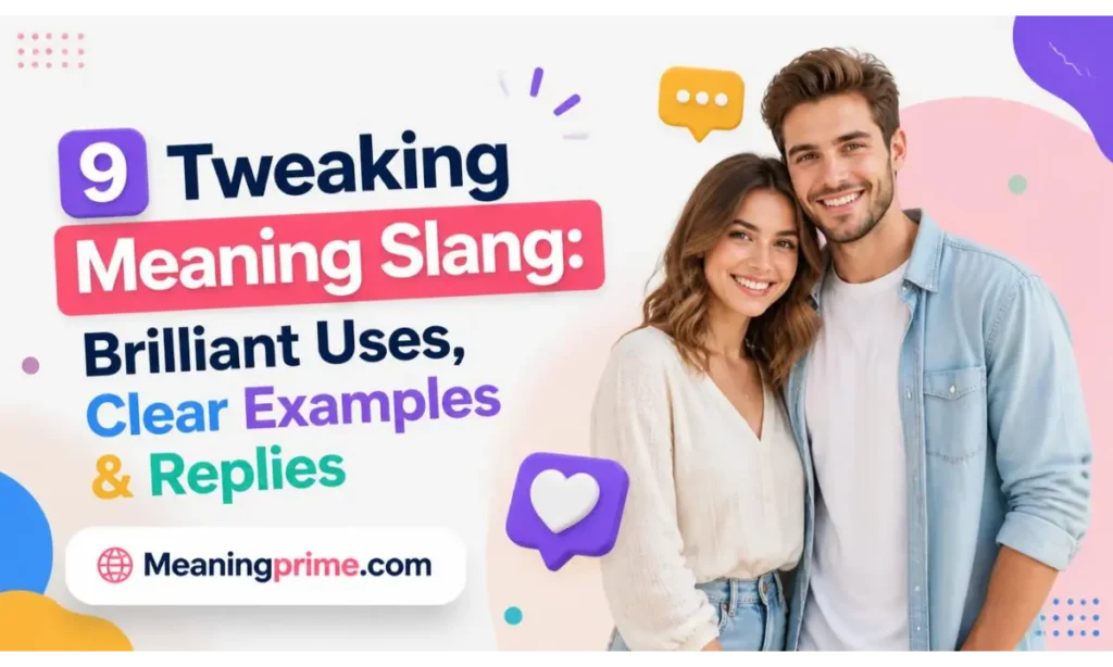 Tweaking Meaning Slang