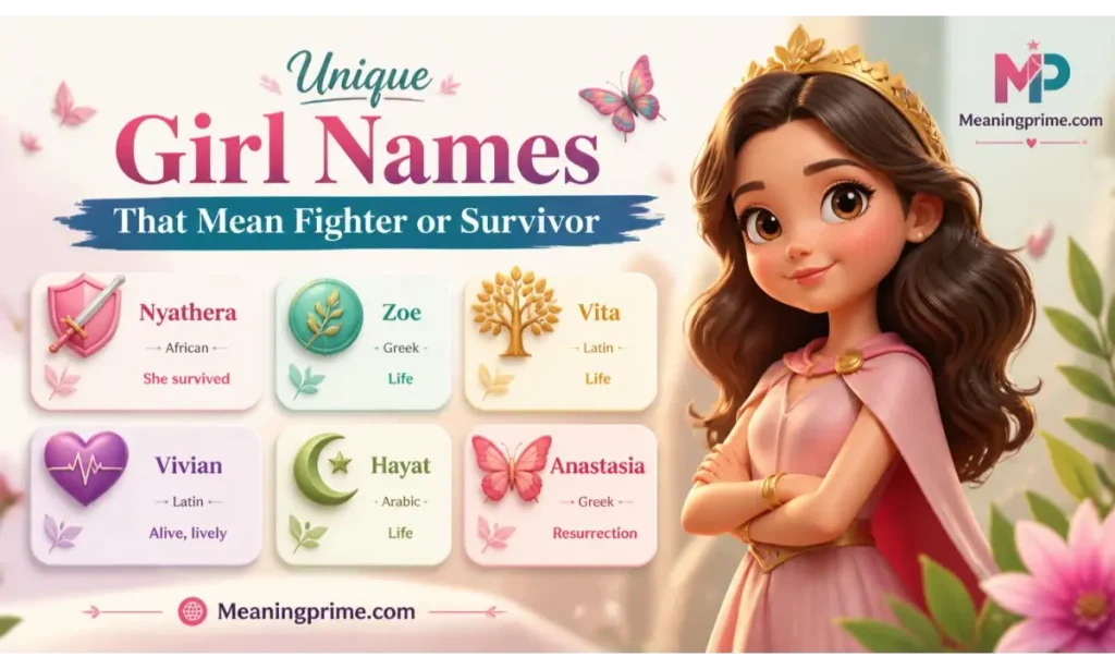 Unique Girl Names That Mean Fighter or Survivor