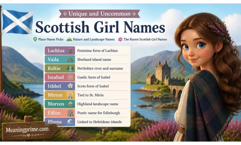 Unique and Uncommon Scottish Girl Names