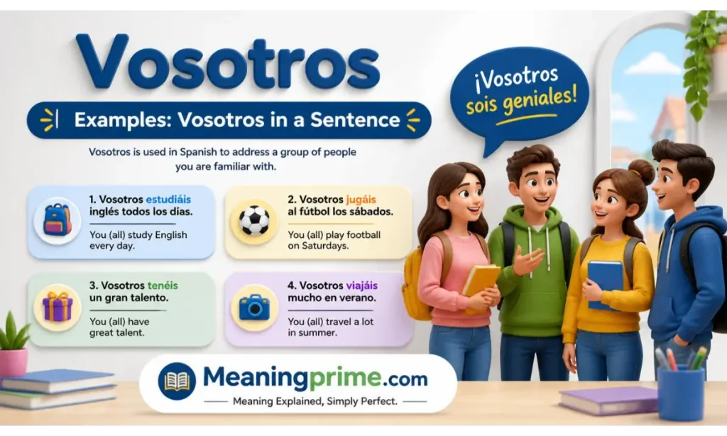Vosotros Examples Vosotros in a Sentence