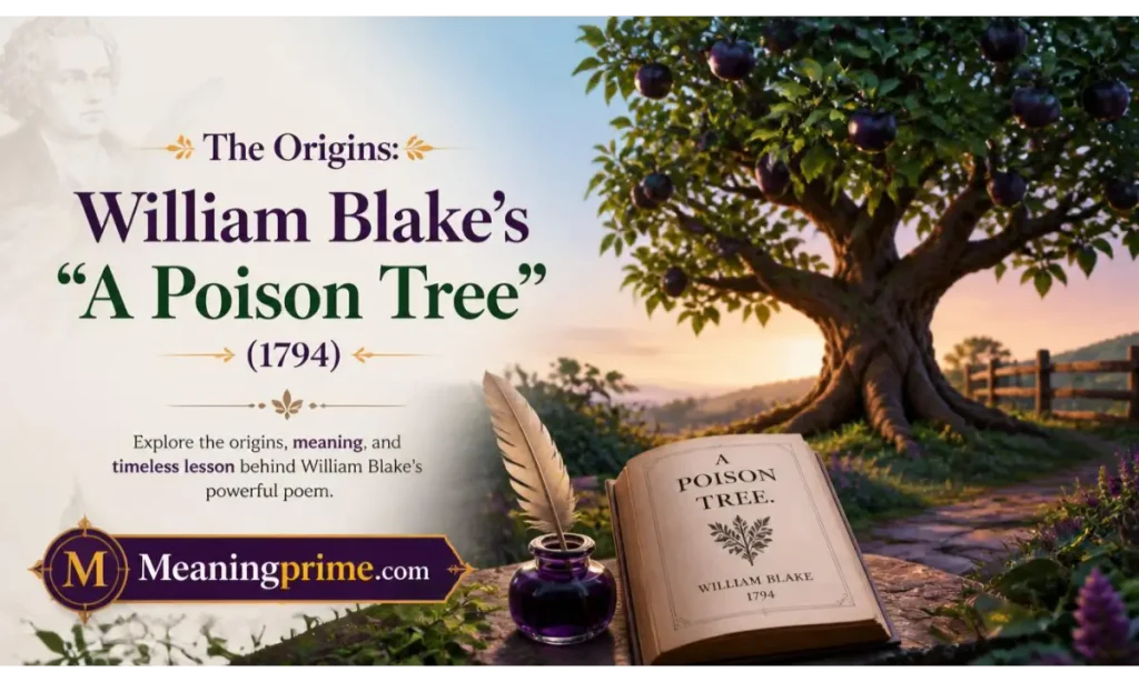 William Blake's A Poison Tree