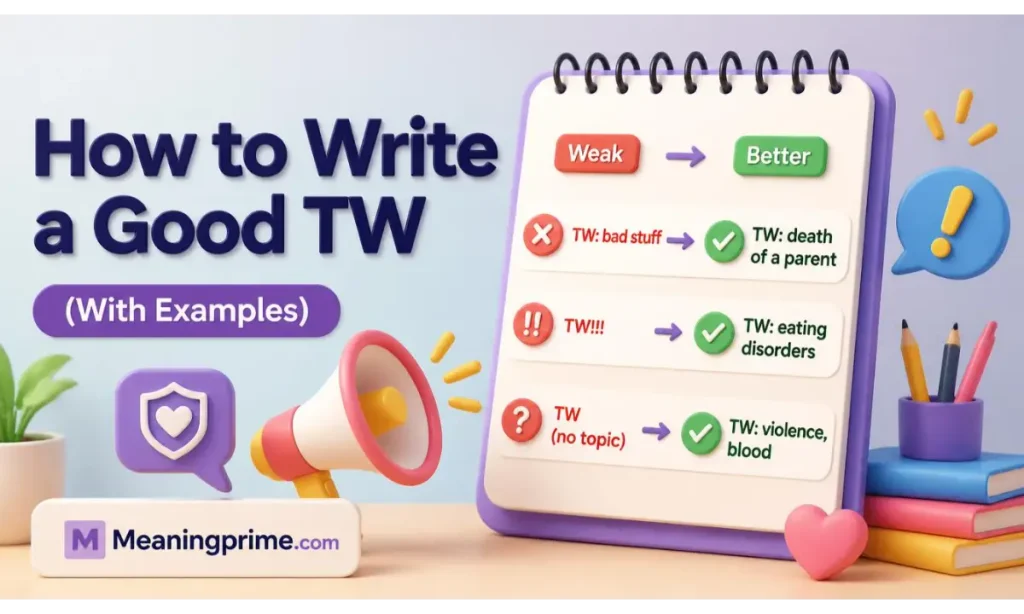Write a Good TW 
