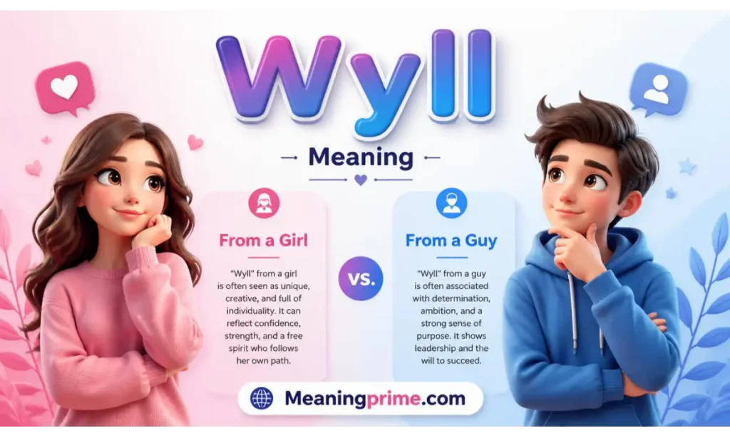 Wyll Meaning From a Girl vs. From a Guy
