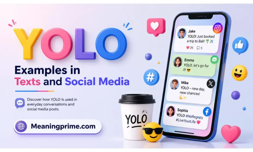 YOLO Examples in Texts and Social Media